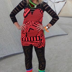 FREE WITH BUNDLE! Black mesh shirt